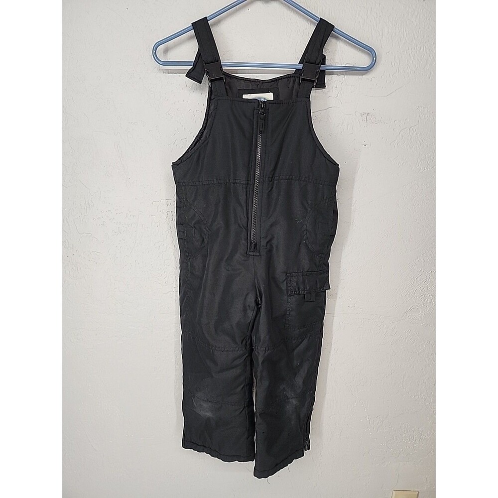 Clockwise Black‎ Insulated Snow Bib Overalls Winter Gear Kids Size 6